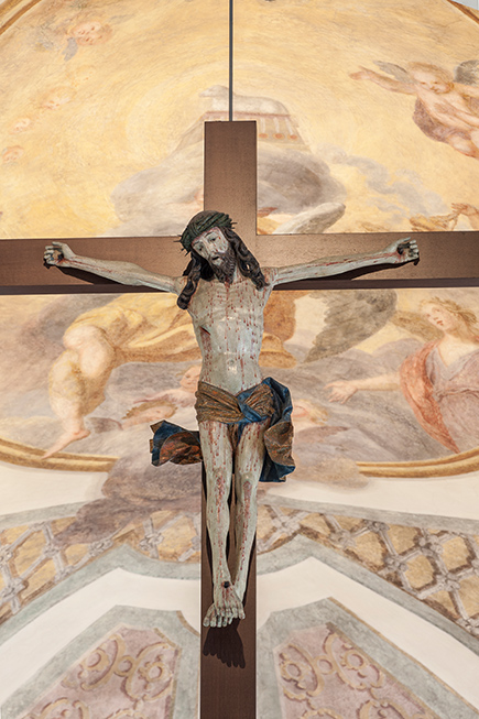 St. Quirin Chorbogenkreuz mit 
der Christusfigur von ca. 1530